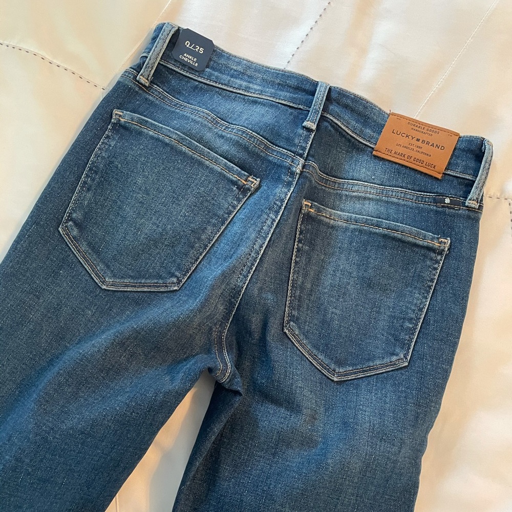 Luck Brand Medium Wash Skinny Jeans